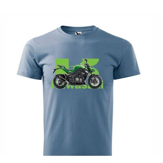 PÁNSKÉ TRIKO S MOTIVEM KAWASAKI Z1000 - DENIM