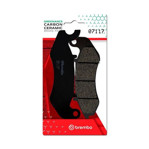 BRZDOVÉ DESTIČKY BREMBO 07117 BRZDOVÉ DESTIČKY PRO SKÚTRY CC
