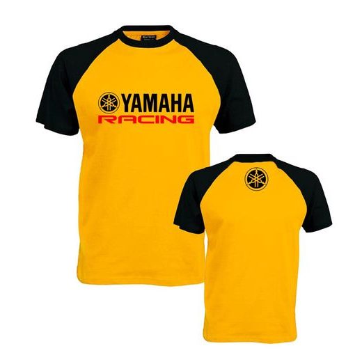 PÁNSKÉ TRIKO S MOTIVEM YAMAHA RACING 1 - ČERNO/ŽLUTÁ