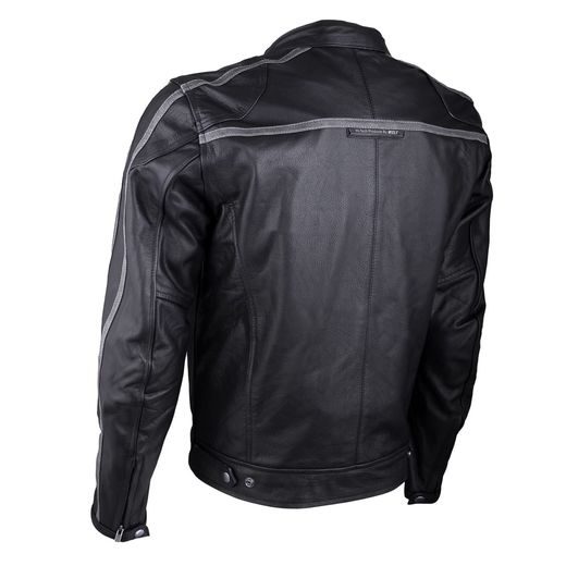 KOŽENÁ BUNDA NA MOTORKU WOLF FANTOM BLACK