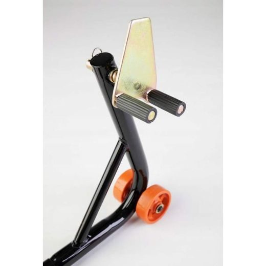 SADA 2 MOTOCYKLOVÝCH STOJANŮ BIKETEC PŘEDNÍ A ZADNÍ TYP-L