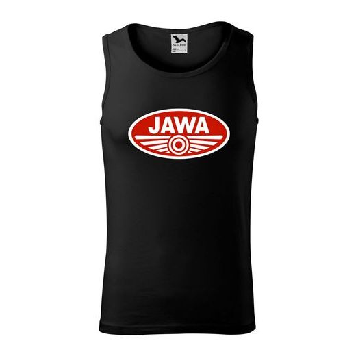 PÁNSKÉ TÍLKO S MOTIVEM JAWA 1 - ČERNÉ
