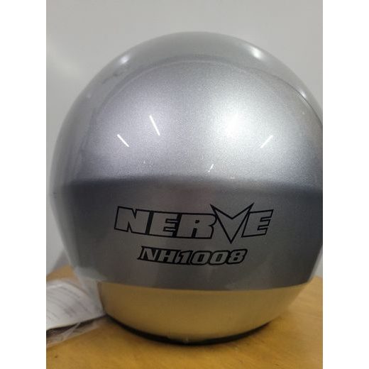 OTEVŘENÁ HELMA NERVE NH1008 SILVER (BEZ KŠILTU)