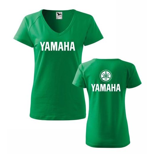 DÁMSKÉ TRIKO S MOTIVEM YAMAHA 1 - ZELENÉ