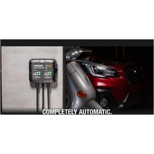 NABÍJEČKA PRO NABÍJENÍ 2 BATERIÍ NOCO 2X2, 6/12 V, 2-40 AH, 2 A