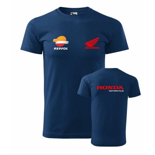 PÁNSKÉ TRIKO S MOTIVEM HONDA REPSOL - TMAVĚ MODRÉ