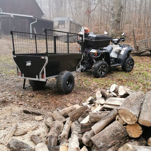 ZVÝŠENÉ BOČNICE PRO ATV VOZÍK WOOD 550