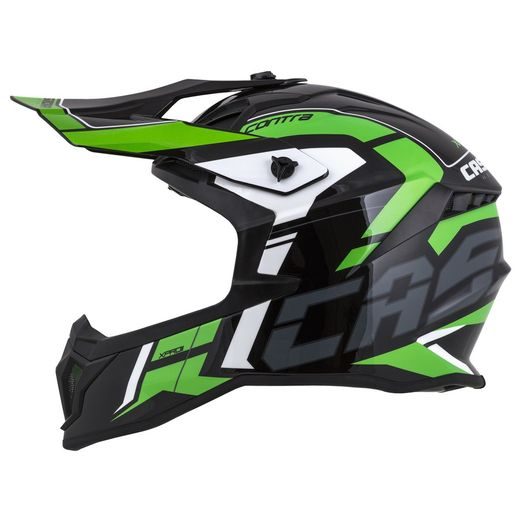 PŘILBA CROSS PRO 2 CONTRA, CASSIDA (ZELENÁ PERLEŤ/ČERNÁ/ŠEDÁ/BÍLÁ) M140-1314