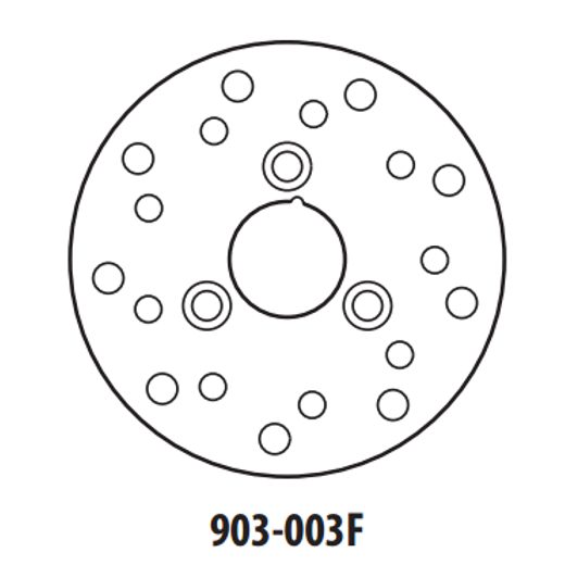 BRZDOVÝ KOTOUČ GOLDFREN 903-003F PŘEDNÍ 155 MM