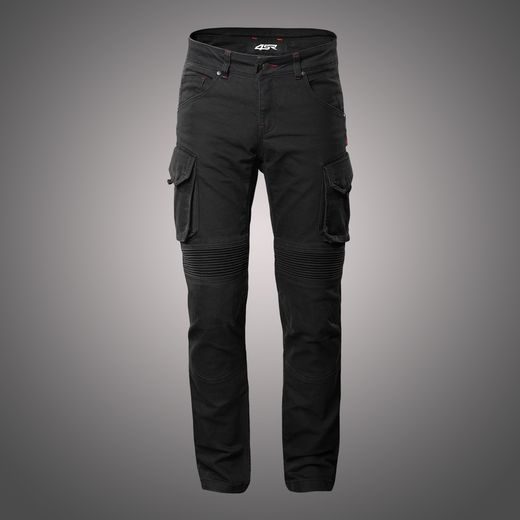 CESTOVNĚ-SPORTOVNÍ JEANSY 4SR TOURISMO BLACK