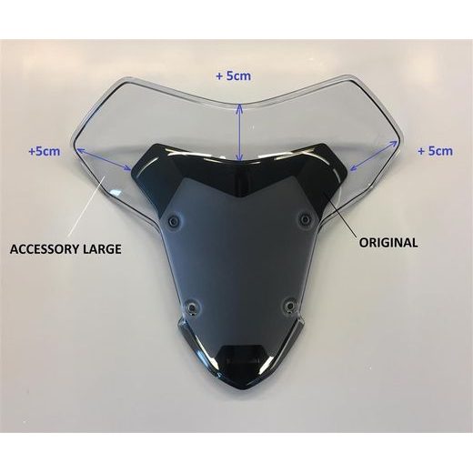 VĚTRNÝ ŠTÍTEK PRO KAWASAKI Z H2