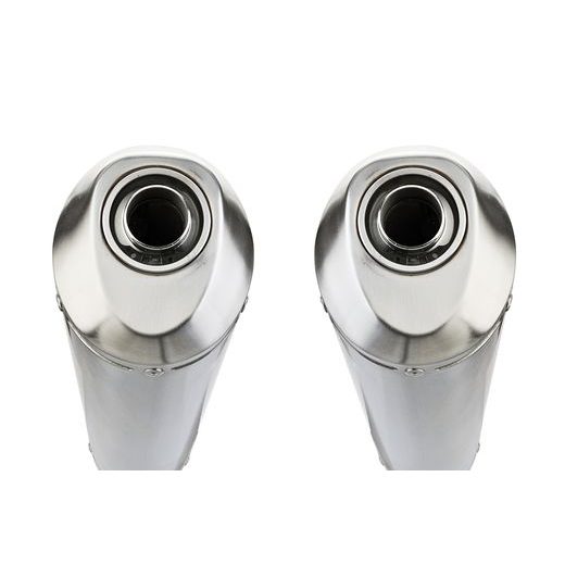DVOJITÁ KONCOVKA VÝFUKU SLIP-ON GPR SATINOX K.148.CAT.SAT BROUŠENÁ NEREZOVÁ OCEL