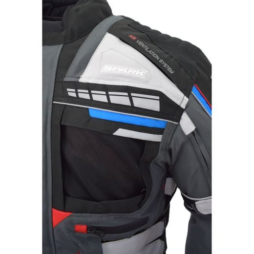 PÁNSKÁ TEXTILNÍ MOTO BUNDA SPARK AVENGER EVO TRIKOLOR