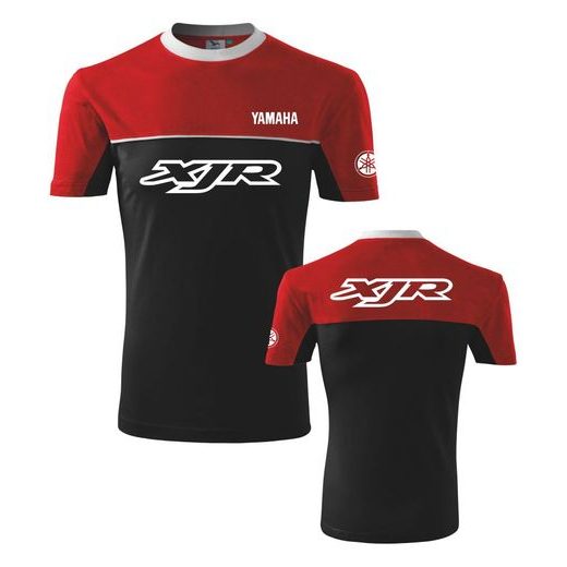 PÁNSKÉ TRIKO S MOTIVEM YAMAHA XJR - ČERVENÁ/ČERNÁ