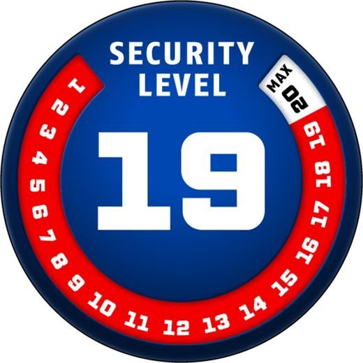 ŘETĚZOVÝ ZÁMEK ABUS 58/140HBIII100+12KS120 BLACK LOOP GRANIT