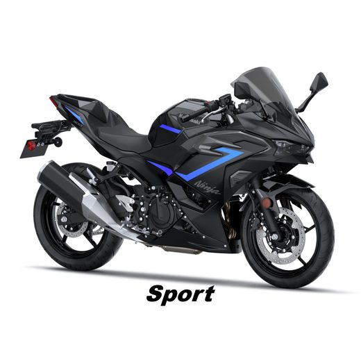 KAWASAKI NINJA 500 SE METALLIC FLAT SPARK BLACK 2026