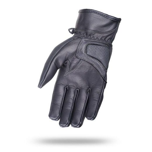 WOLF FULLA BLACK DÁMSKÉ KOŽENÉ RUKAVICE NA MOTORKU