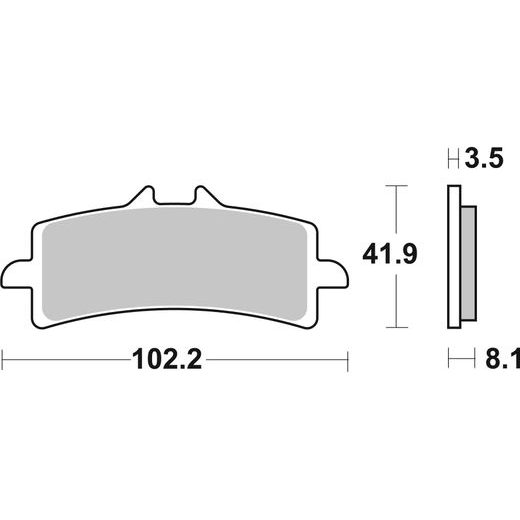 BRZDOVÉ DESTIČKY BREMBO 07BB37LA