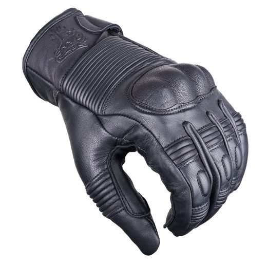 WOLF MODI BLACK KOŽENÉ RUKAVICE NA MOTORKU