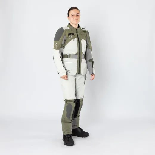 DÁMSKÉ KALHOTY IXS VENTURE-AIR 1.0 X2-055605 SVĚTLE ŠEDÁ-OLIVOVÁ