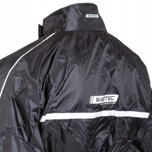 NEPROMOKAVÁ KOMBINÉZA NA MOTORKU BIKETEC BLACK