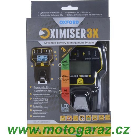 MOTO NABÍJEČKA OXFORD OXIMISER 3X EL200
