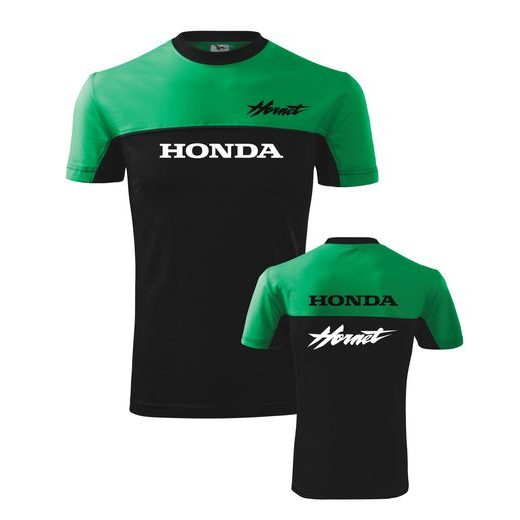 PÁNSKÉ TRIKO S MOTIVEM HONDA HORNET 1 - ZELENO/ČERNÉ