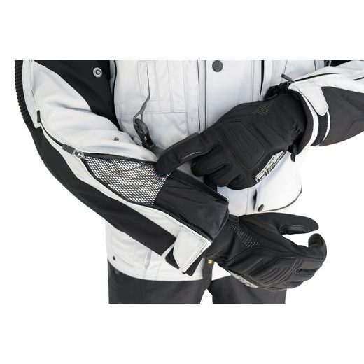 TEXTILNÍ AIRBAGOVÁ BUNDA HELITE TOURING ŠEDÁ