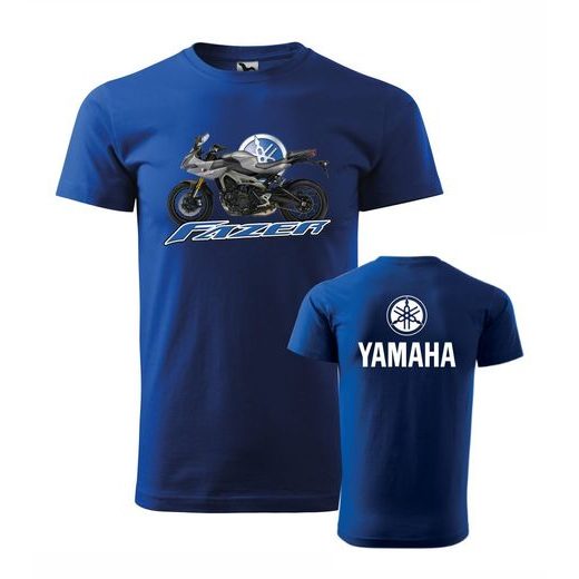 PÁNSKÉ TRIKO S MOTIVEM YAMAHA FAZER 2 - TMAVĚ MODRÉ