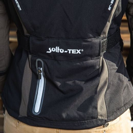 DÁMSKÁ BUNDA NA MOTORKU IXS PACORA-ST X55045 ČERNO-ŠEDÁ