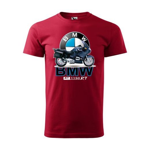 PÁNSKÉ TRIKO S MOTIVEM BMW R 1150 RT - ČERVENÉ