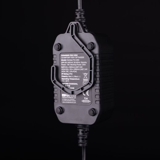 MOTO NABÍJEČKA OXIMISER PRO 1250, OXFORD (1,3A, 6/12V, 3,5-40AH)
