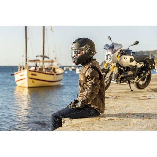 KOŽENÁ AIRBAGOVÁ BUNDA HELITE ROADSTER HNĚDÁ