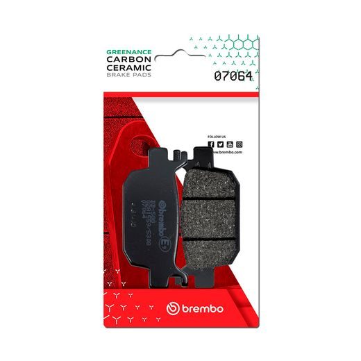 BRZDOVÉ DESTIČKY BREMBO 07064 BRZDOVÉ DESTIČKY PRO SKÚTRY CC