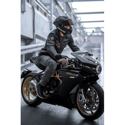 KOŽENÁ BUNDA NA MOTORKU 4SR COOL EVO BROWN