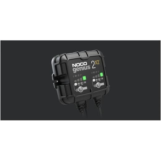 NABÍJEČKA PRO NABÍJENÍ 2 BATERIÍ NOCO 2X2, 6/12 V, 2-40 AH, 2 A