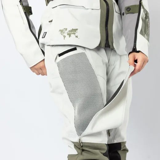 DÁMSKÉ KALHOTY IXS VENTURE-AIR 1.0 X2-055605 SVĚTLE ŠEDÁ-OLIVOVÁ