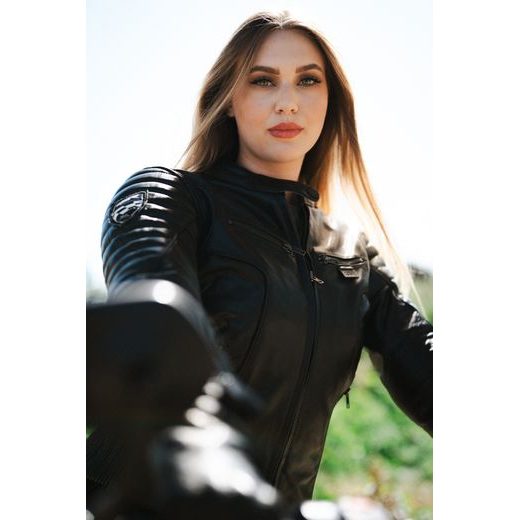 DÁMSKÁ KOŽENÁ BUNDA NA MOTORKU 4SR B - MONSTER LADY