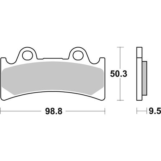 BRZDOVÉ DESTIČKY BREMBO 07YA32SA