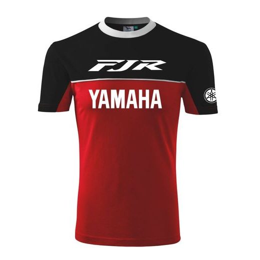 PÁNSKÉ TRIKO S MOTIVEM YAMAHA FJR - ČERNÁ/ČERVENÁ