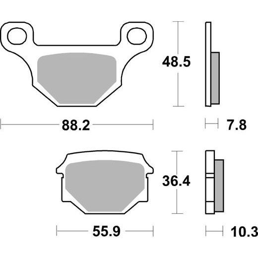BRZDOVÉ DESTIČKY BREMBO 07GR09CC CC ROAD
