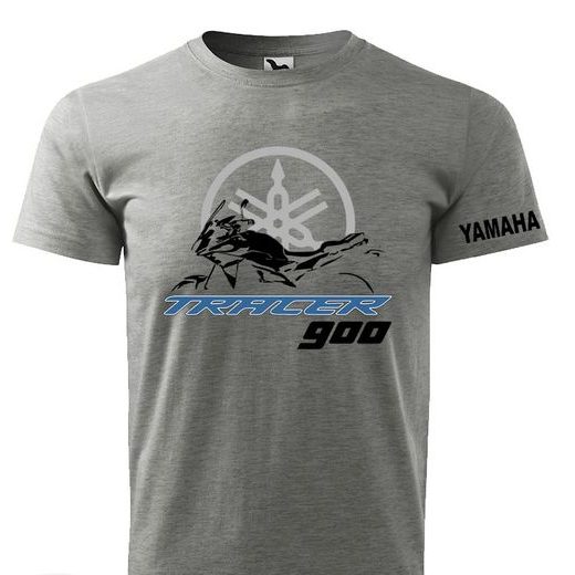 PÁNSKÉ TRIKO S MOTIVEM YAMAHA TRACER 900 - ŠEDÁ