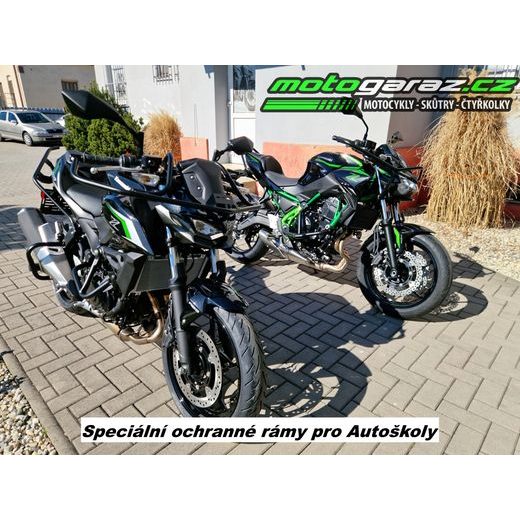 KAWASAKI Z125 PEARL STORM GRAY 2026 AUTOŠKOLA S OCHRANNÝMI RÁMY