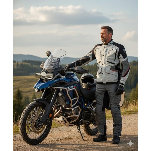 BUNDA NA MOTORKU NERVE GOLDEN TOUR BLACK/WHITE