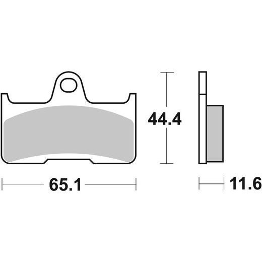 BRZDOVÉ DESTIČKY BREMBO 07YA45SD
