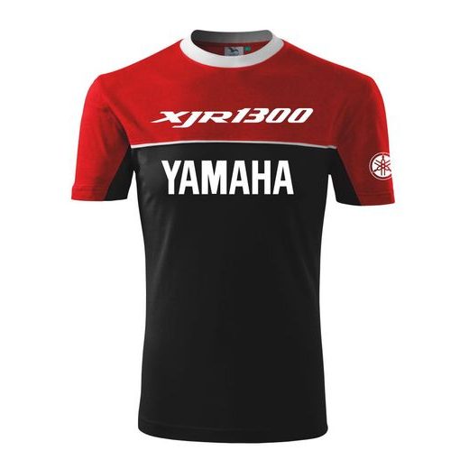 PÁNSKÉ TRIKO S MOTIVEM YAMAHA XJR 1300 - ČERVENÁ/ČERNÁ