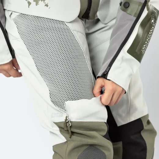 DÁMSKÉ KALHOTY IXS VENTURE-AIR 1.0 X2-055605 SVĚTLE ŠEDÁ-OLIVOVÁ