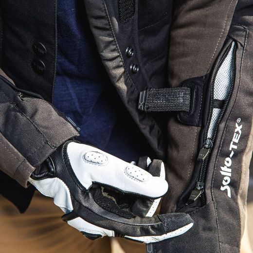 DÁMSKÁ BUNDA NA MOTORKU IXS PACORA-ST X55045 ČERNO-ŠEDÁ