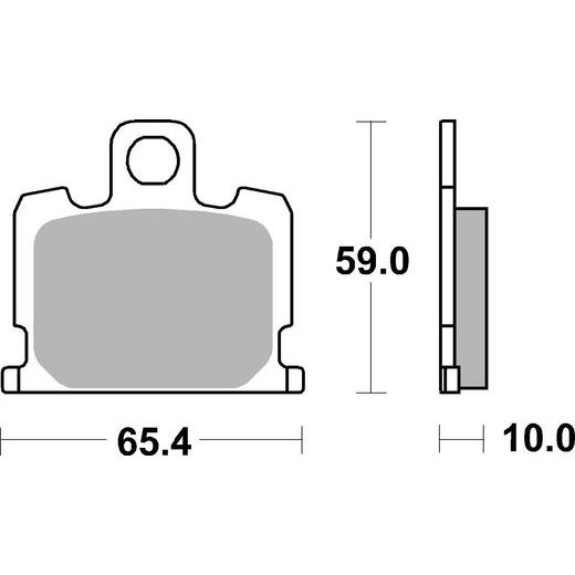BRZDOVÉ DESTIČKY BREMBO 07YA0809 CC ROAD