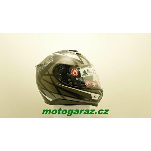 NOLAN N87 ORIGINALITY N-COM FLAT BLACK 68